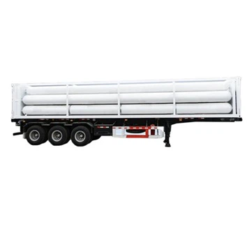Naczepa kontenerowa z wiązką rur CNG